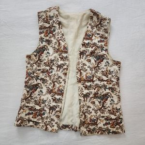 Vintage 70s vest womens small